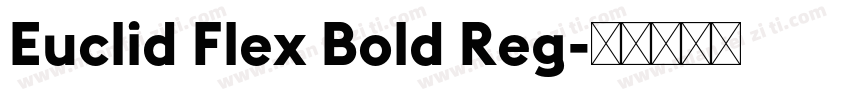 Euclid Flex Bold Reg字体转换